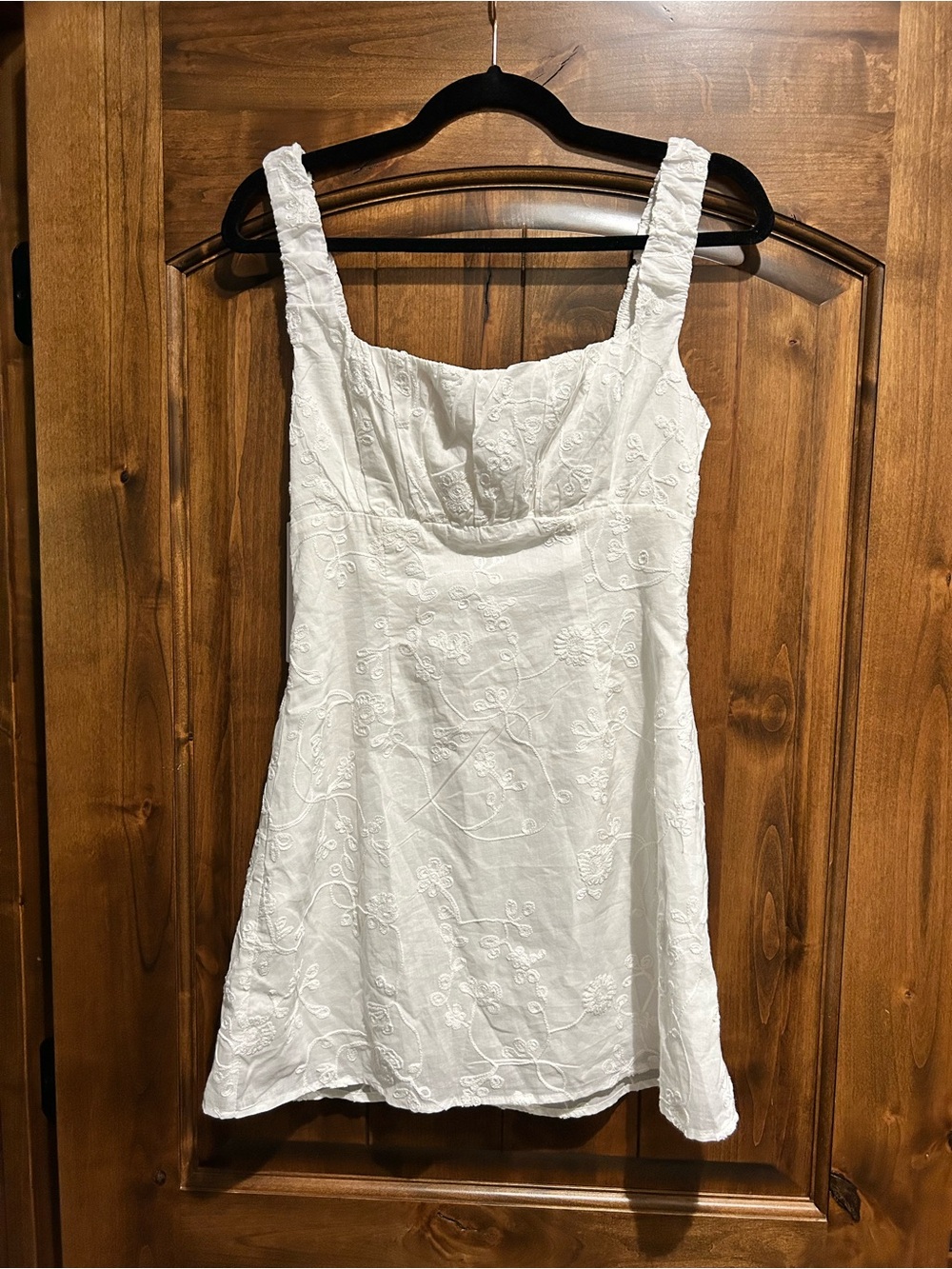 NWT Princess Polly White Eyelet Square-Neck Dress